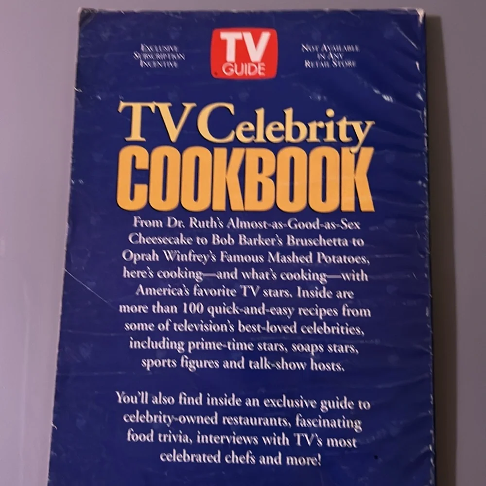 TV Celebrity Cookbook